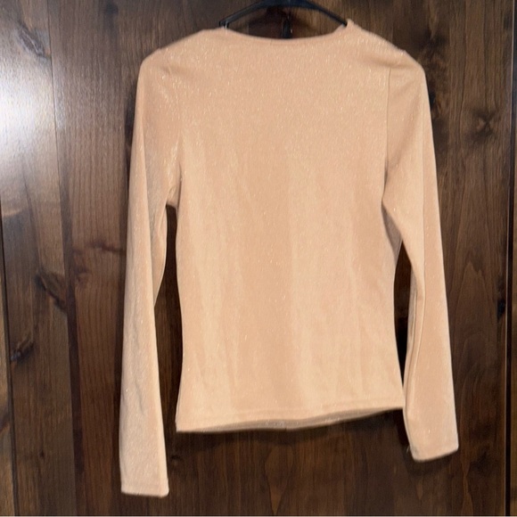 Cider Women’s size M long sleeve glitter cut out top very sparkly - Picture 6 of 6